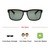 Rectangle Polarised Lens Green Full Rim Medium Vision Express 21691P Sunglasses