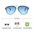 Aviator Blue Gradient Polycarbonate Full Rim Medium Vision Express 12059 Sunglasses