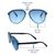 Aviator Blue Gradient Polycarbonate Full Rim Medium Vision Express 12059 Sunglasses