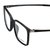 Full Rim Ultem Rectangle Black Medium Vision Express 29491 Eyeglasses