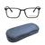 Full Rim Ultem Rectangle Black Medium Vision Express 29491 Eyeglasses