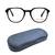 Full Rim Acetate Round Brown Medium Vision Express 29500 Eyeglasses
