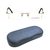 Rimless Metal Rectangle Gold Men Medium Vision Express 12075 Eyeglasses