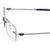 Rimless Metal Rectangle Silver Men Medium Vision Express 12075 Eyeglasses