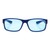 Rectangle Blue Polycarbonate Full Rim Medium Vision Express 21784 Sunglasses
