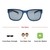 Rectangle Polarised Lens Grey Solid Full Rim Medium Vision Express 21793P Sunglasses