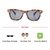 Rectangle Grey Polycarbonate Full Rim Medium Vision Express 72080 Sunglasses