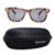 Rectangle Grey Polycarbonate Full Rim Medium Vision Express 72080 Sunglasses
