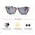Rectangle Grey Polycarbonate Full Rim Medium Vision Express 72080 Sunglasses