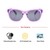 Round Grey Polycarbonate Small Vision Express 51189 Kids Sunglasses