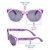 Round Grey Polycarbonate Small Vision Express 51189 Kids Sunglasses
