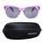 Round Grey Polycarbonate Small Vision Express 51189 Kids Sunglasses