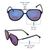 Aviator Blue Mirror Polycarbonate Full Rim Medium Vision Express 12081 Sunglasses