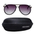 Aviator Grey Polycarbonate Full Rim Medium Vision Express 12083 Sunglasses