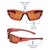 Wrap Polarised Lens Brown Solid Full Rim Medium Vision Express 81180P Sunglasses