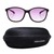 Wrap Grey Solid Polycarbonate Full Rim Medium Vision Express 81183 Sunglasses