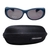 Wrap Grey Polycarbonate Full Rim Medium Vision Express 81189 Sunglasses
