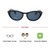 Cat eye Grey Polycarbonate Full Rim Medium Vision Express 41383 Sunglasses