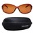 Rectangle Polarised Lens Brown Solid Full Rim Medium Vision Express 41391P Sunglasses