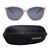 Cat eye Polarised Lens Grey Solid Full Rim Medium Vision Express 41394P Sunglasses