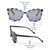 Rectangle Polarised Lens Grey Solid Full Rim Medium Vision Express 41400P Sunglasses