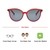 Cat eye Polarised Lens Grey Solid Full Rim Medium Vision Express 41407P Sunglasses