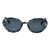 Oval Polarised Lens Grey Solid Full Rim Medium Vision Express 41408P Sunglasses