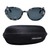 Oval Polarised Lens Grey Solid Full Rim Medium Vision Express 41408P Sunglasses