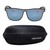 Rectangle Blue Mirror Polycarbonate Full Rim Medium Vision Express 21803 Sunglasses