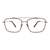 Full Rim Metal Rectangle Gold Medium Vision Express 29512MF Eyeglasses