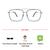 Full Rim Metal Rectangle Silver Medium Vision Express 29512MF Eyeglasses
