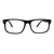Full Rim Acetate Wayfarer Black Medium Vision Express 12087AF Eyeglasses