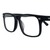 Full Rim Acetate Wayfarer Black Medium Vision Express 12087AF Eyeglasses