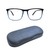 Full Rim TR90 Rectangle Black Unisex Medium Vision Express 29522AF Eyeglasses