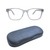 Full Rim TR90 Rectangle Blue Unisex Medium Vision Express 29522AF Eyeglasses