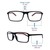 Full Rim TR90 Rectangle Black Medium Vision Express 29523AF Eyeglasses