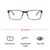 Full Rim Stainless Steel Rectangle Blue Large DbyD DBOM5001 Eyeglasses