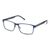 Full Rim Stainless Steel Rectangle Blue Large DbyD DBOM5001 Eyeglasses