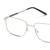 Full Rim Stainless Steel Rectangle Gun Metal Large DbyD DBOM5011 Eyeglasses
