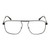 Full Rim Metal Rectangle Black Medium Heritage HEOM0022 Eyeglasses