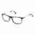 Full Rim Acetate Rectangle Black Medium Heritage HEOM0023 Eyeglasses