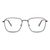 Full Rim Stainless Steel Square Blue Medium Unofficial UNOM0034 Eyeglasses