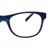 Blue Shield (Zero Power) Computer Glasses : Full Rim Round Blue Polycarbonate Medium 12056B