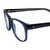 Blue Shield (Zero Power) Computer Glasses : Full Rim Round Blue Polycarbonate Medium 12056B