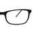 Blue Shield (Zero Power) Kids Computer Glasses: Rectangle Black Acetate Large 61401AF