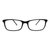 Blue Shield (Zero Power) Kids Computer Glasses: Rectangle Black Acetate Large 61401AF