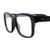 Blue Shield (Zero Power) Kids Computer Glasses: Oval Black Acetate Large 61405AF