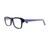 Blue Shield (Zero Power) Kids Computer Glasses : Oval Black Acetate Large 61405AF