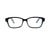 Blue Shield (Zero Power) Kids Computer Glasses : Oval Black Acetate Large 61405AF