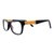 Blue Shield (Zero Power) Kids Computer Glasses: Oval Black Acetate Medium 61406AF